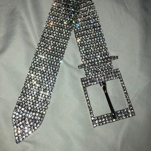 Rhinestone belt